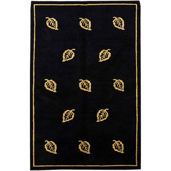 Bokara Rug Co., Inc. HandKnotted HighQuality Black Area Rug Wayfair